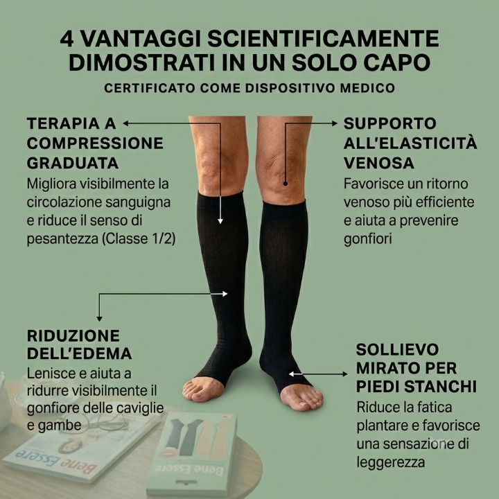 Reviita Leg Comfort - calze a compressione per gambe leggere