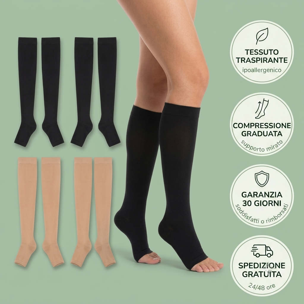 Reviita Leg Comfort - calze a compressione per gambe leggere