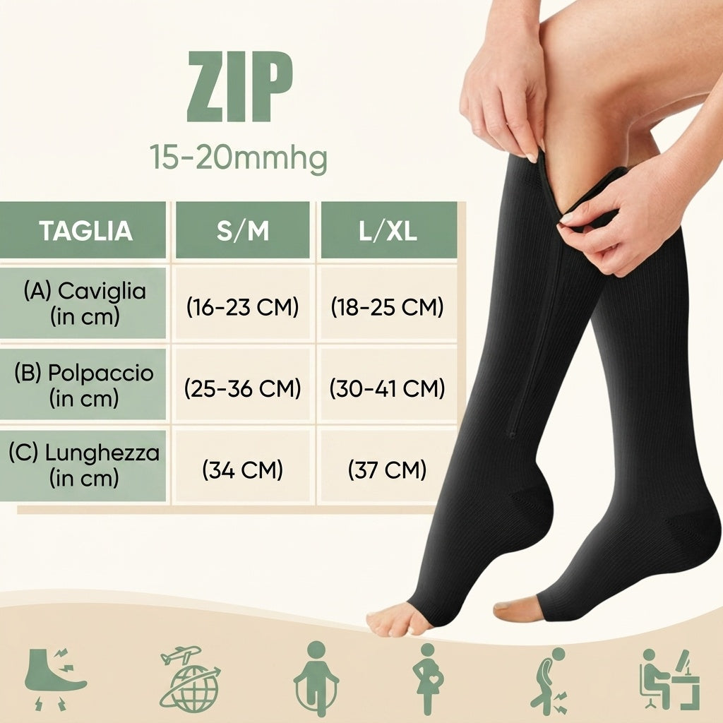 Reviita Leg Comfort - calze a compressione per gambe leggere